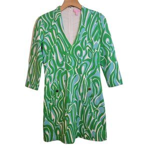 NWOT Lilly Pulitzer Dress Charlena 91625 Shift Dress Multi Color Size XS NEW